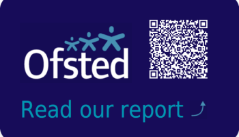 Ofsted QR Code BLUE